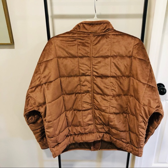 Main Strip Soft Quilted Dusty Pink Jacket - Picture 15 of 15